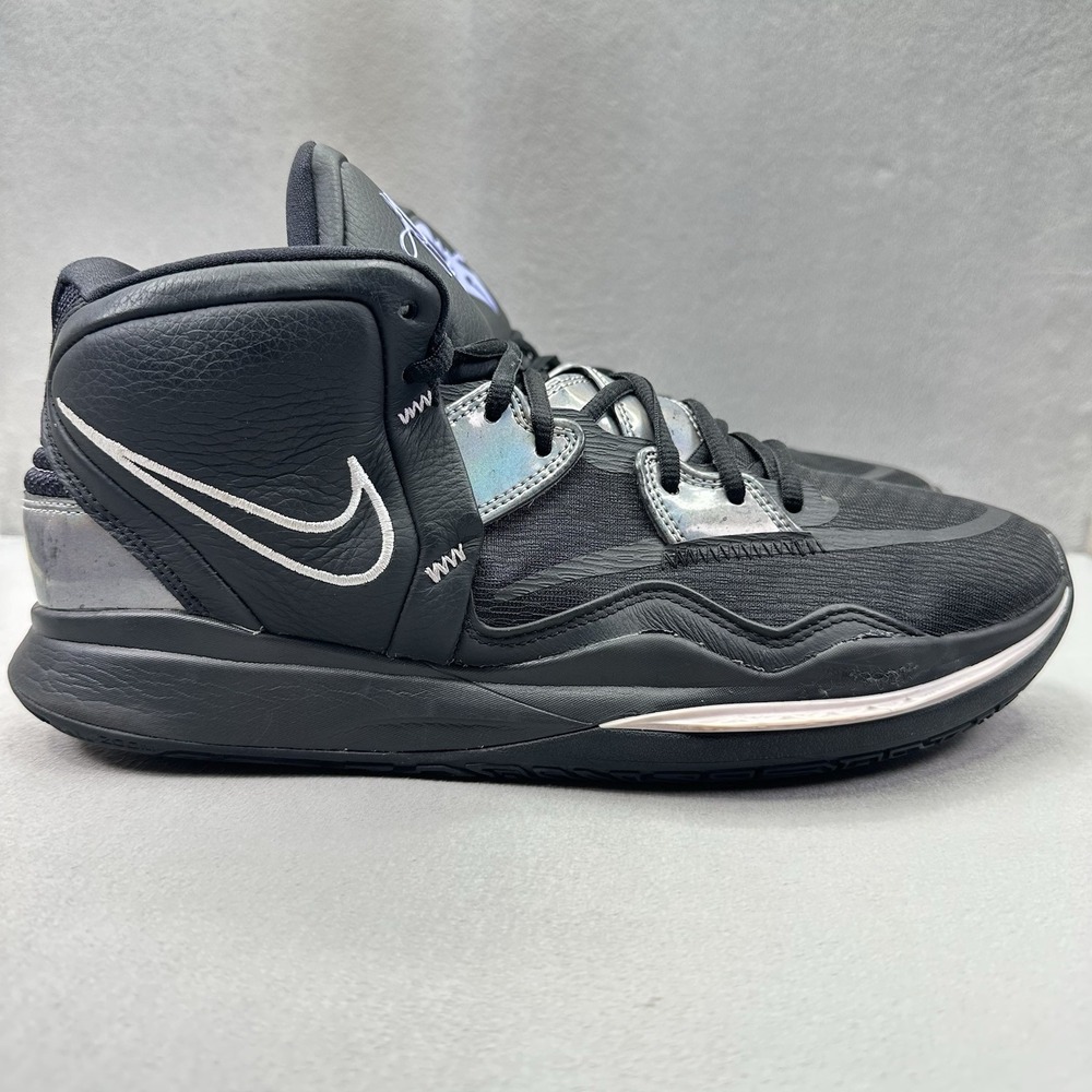 Nike Kyrie Infinity Mens Size 13 Basketball Shoes Black / Metallic Silver 2022